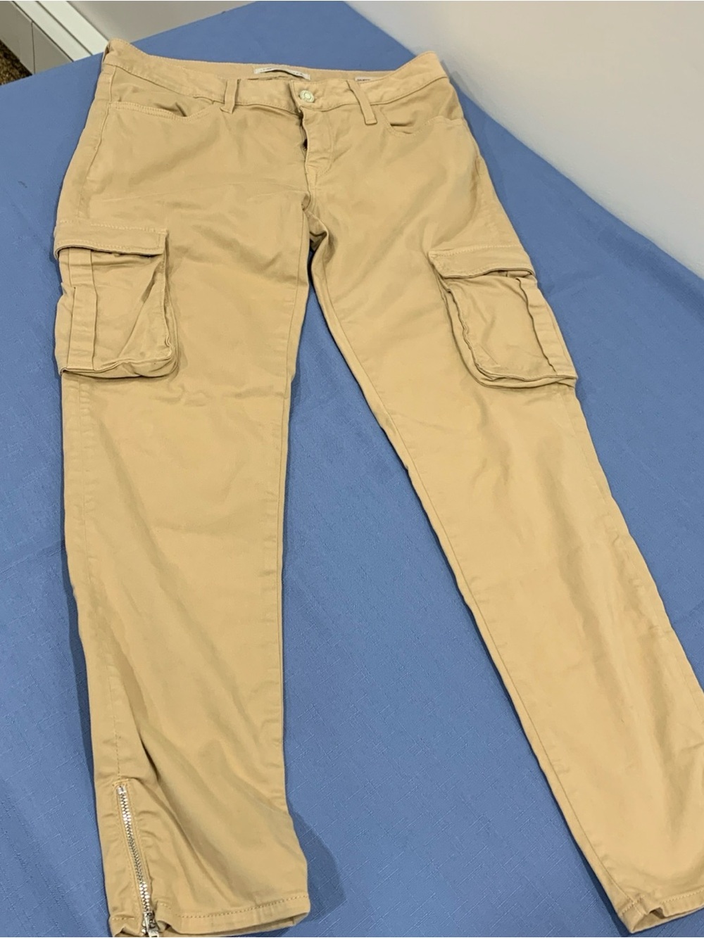 Mavi Juliette Mid Rise Skinny Cargo Jean Khali Women’s Size 28 MSRP $118